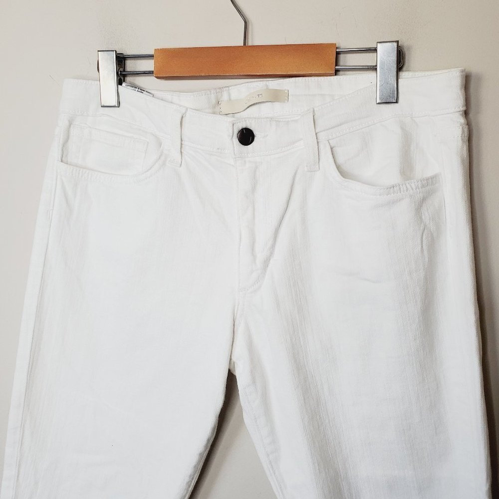 ANTHRO JOE'S White Ankle Straight Leg Jeans fit small! - Picture 5 of 11
